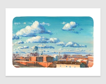 Bentonville Watertower, Art Print