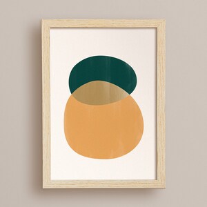 Mid Century Painting, Minimalist Wall Art, Mid Century Modern Art, Abstract Art Print, Downloadable Prints