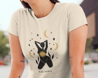 En mi camisa de energía, mujeres empoderadas empoderadas mujeres, camiseta feminista, mujer hasta camiseta, chica power camisa, feminista, feminismo