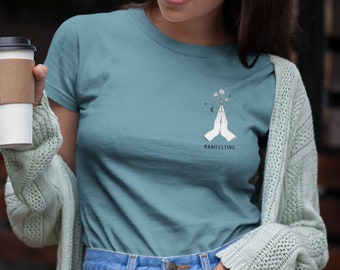 Manifest Shirt, Meditation Shirt, Spiritual T Shirt, Spiritual Clothing, Minimalist Shirt, Women's Graphic Tee