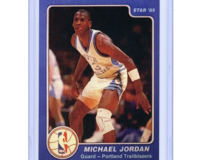 michael jordan portland trail blazers card