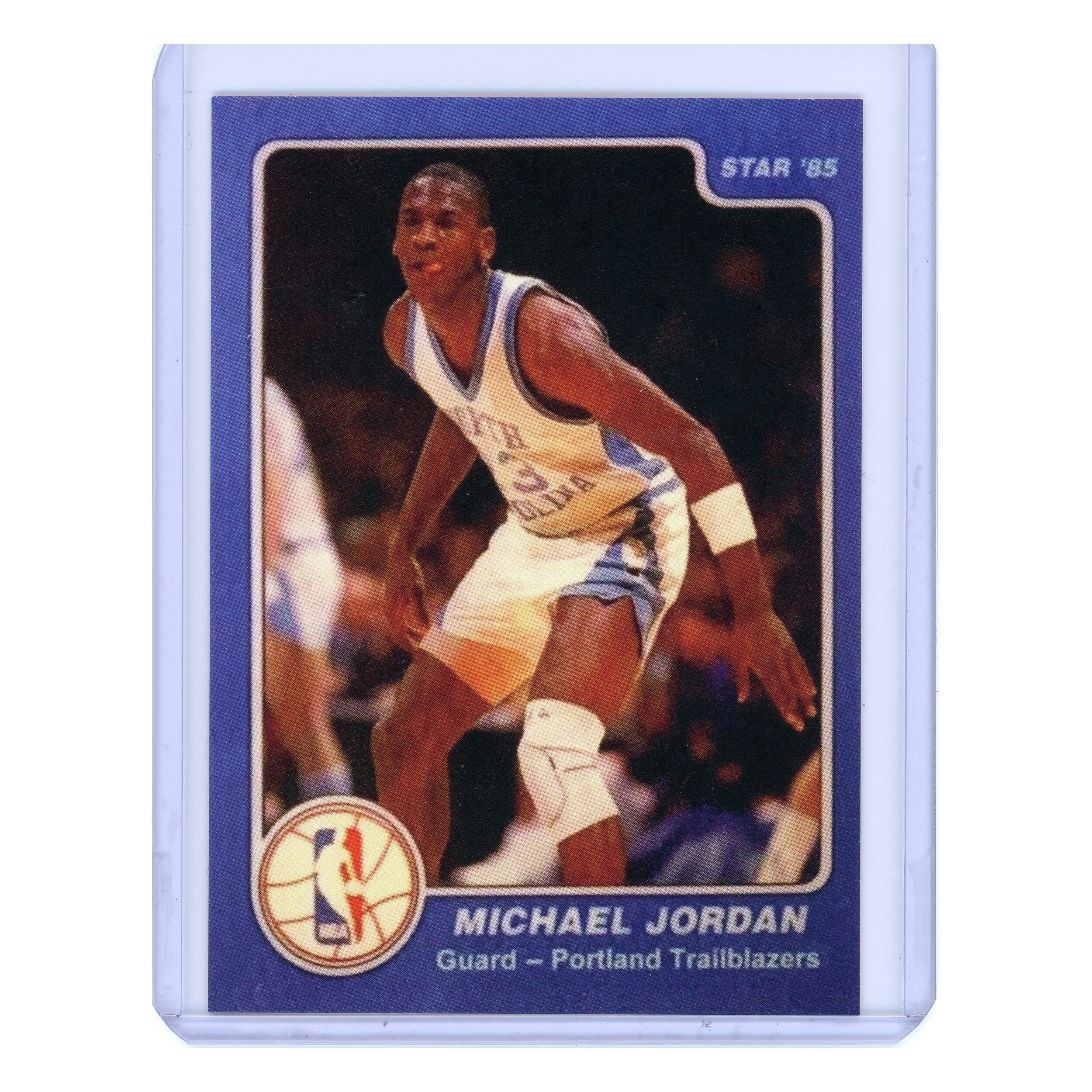 1985 Star Michael Jordan Rookie Portland Trailblazers Blue MJ - Etsy Denmark