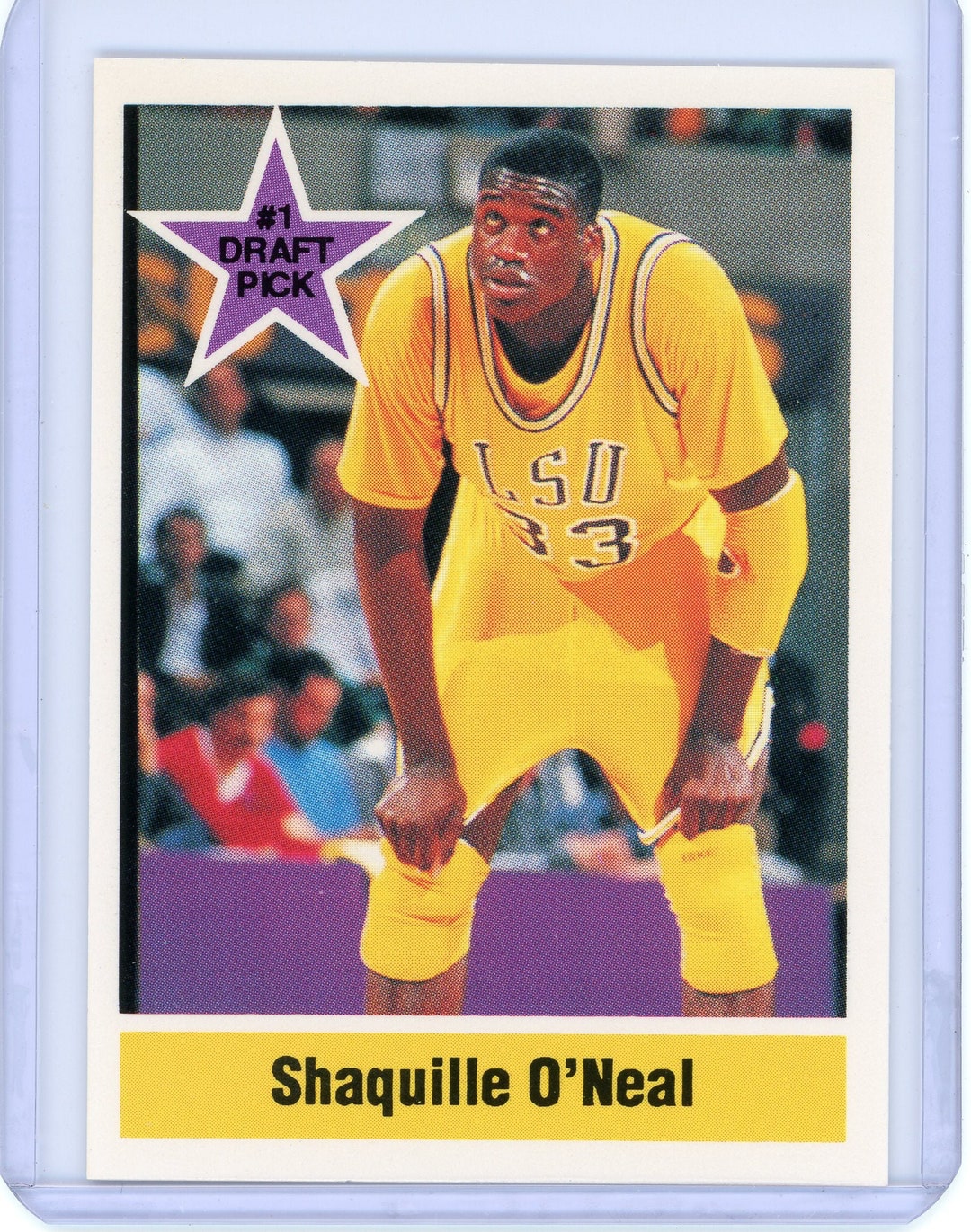 92 Shaq Oneal Lsu Sports Stars Usa 1 Draft Pick 33 Ncaa Basketball Card