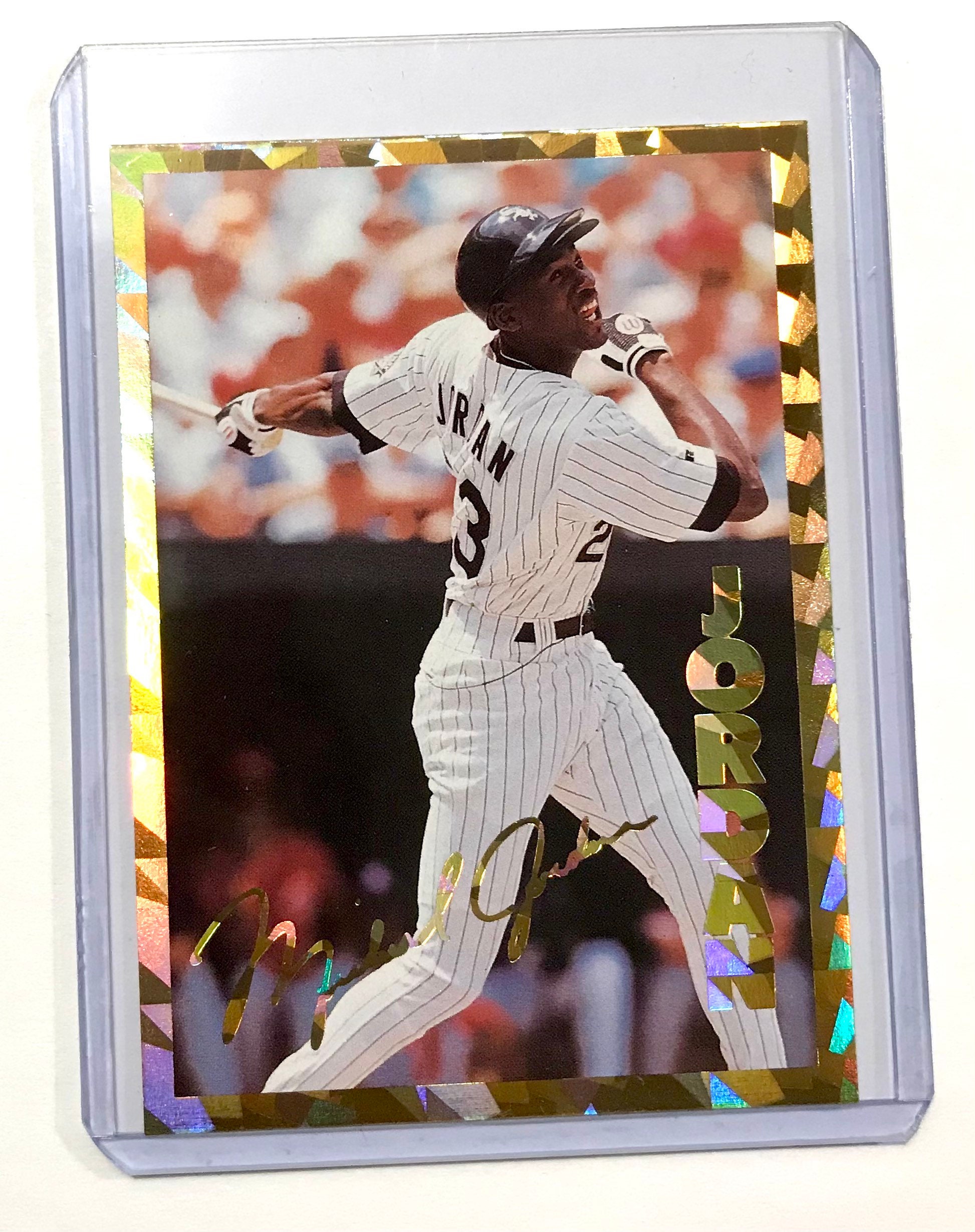 RARE MJ Michael Jordan White Sox Gold PRISM Grand Slam Auto Etsy