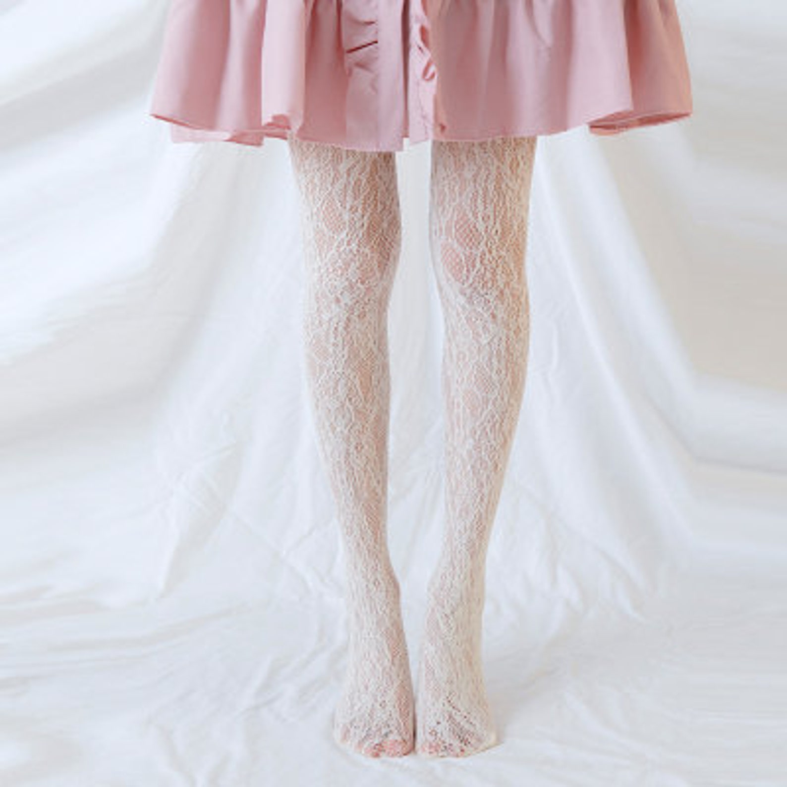 White tights bride cream Tights wedding tights stockings | Etsy