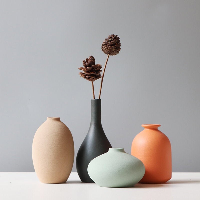 Vase | Matte Ceramic Vase | Decorative Vase | Ceramic Pottery | Minim…