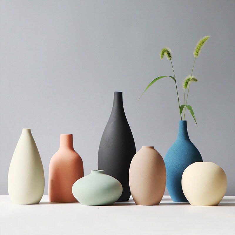 Matte Ceramic Vase | Decorative Vase | Ceramic Pottery | Minimal Vase…