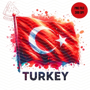 Turkey Tshirt Sublimation Design PNG Turkey Flag Shirt Turkey Vacation 2024 Turkey Football Match 2024 Turkish Gift Turkish Bag