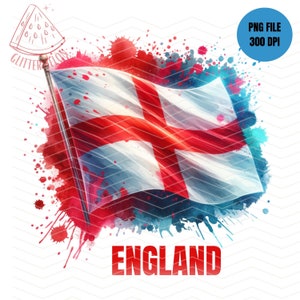 England Shirt Sublimation Design PNG England Flag PNG Patriotic English TShirt PNG England Football England Gift British Art