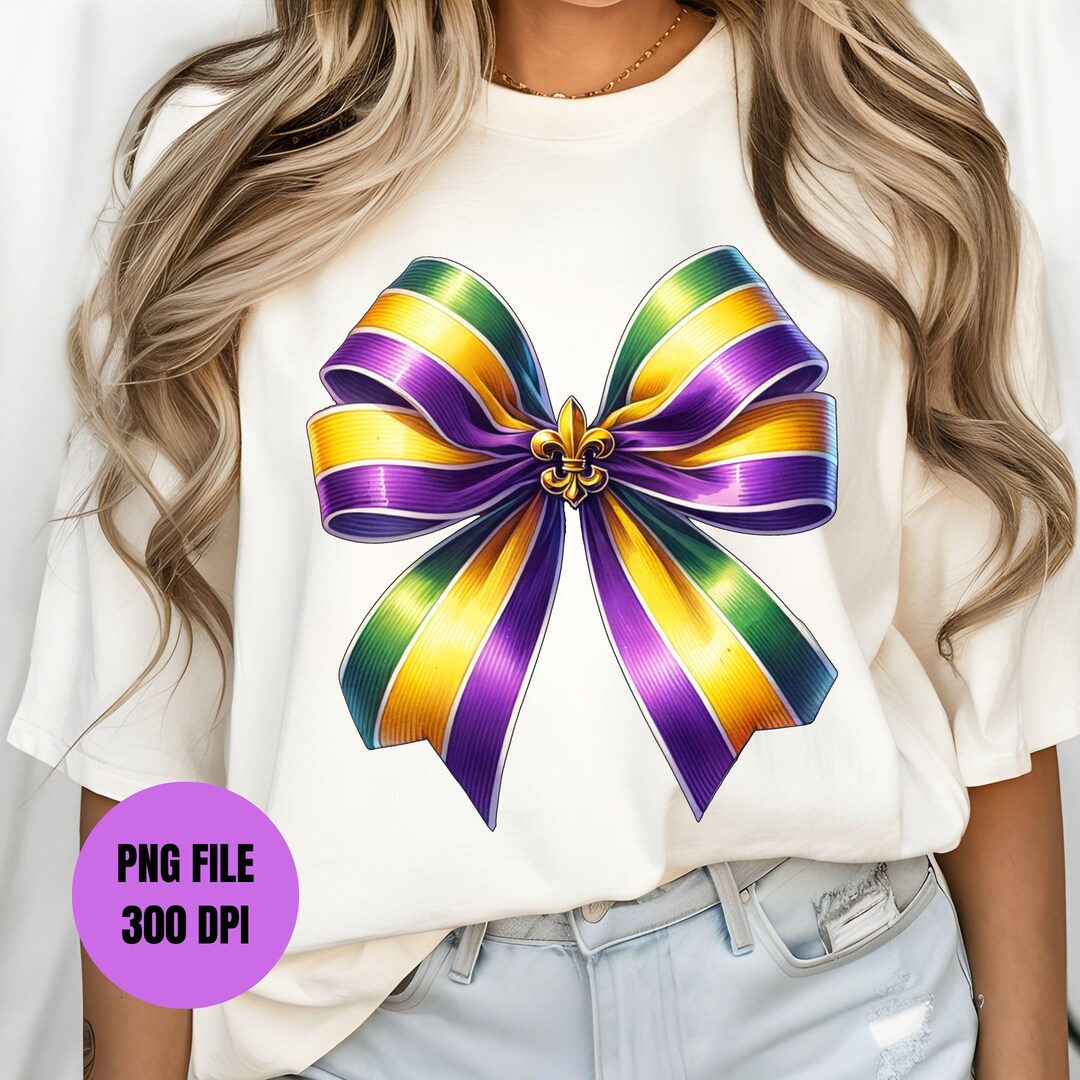 The Mardi Gras Bow Pullover main image 1