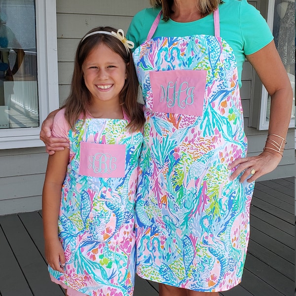 Delantales Mamá y Yo Diseño Personalizado Palm Beach