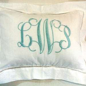 Personalized Hemstitched Pillows