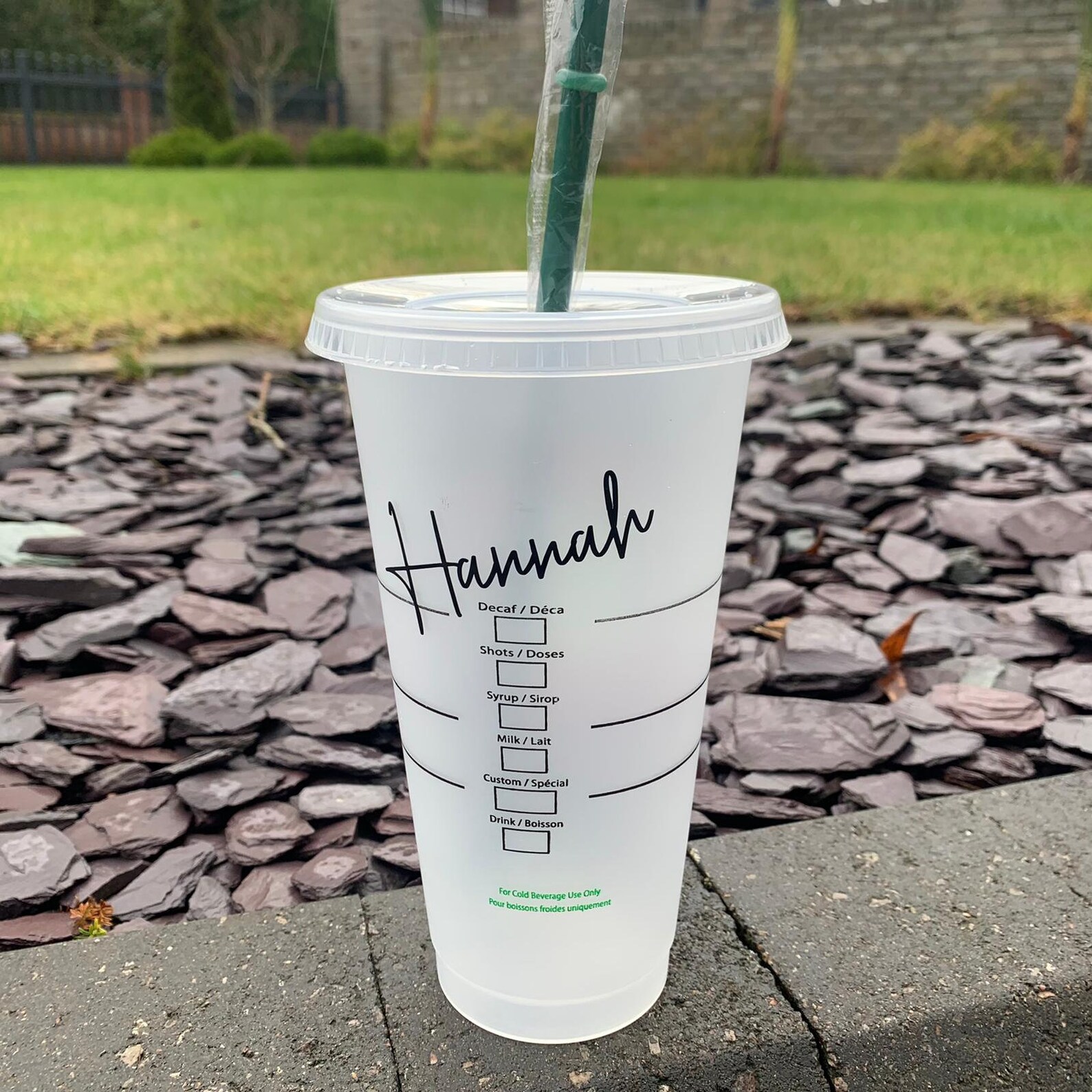 Starbucks Reusable Cold Cup UK Iced Coffee Personalised Etsy