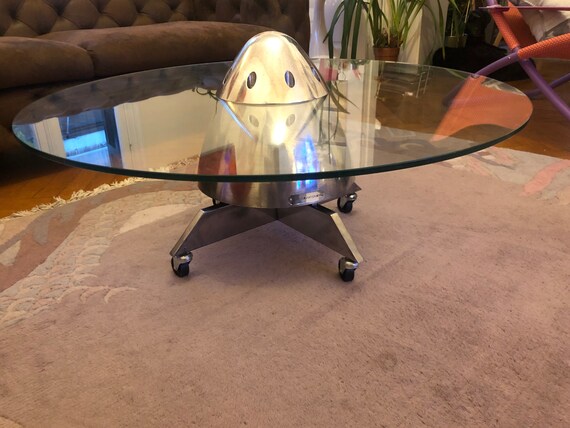 Jet Engine Spinner Coffee Table 