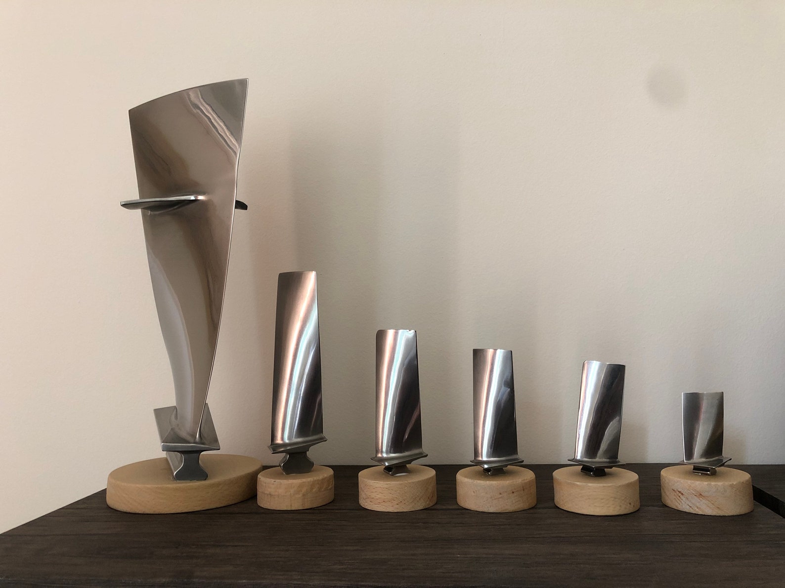 Jet engine fan blade and low pressure compressor blades lot Etsy