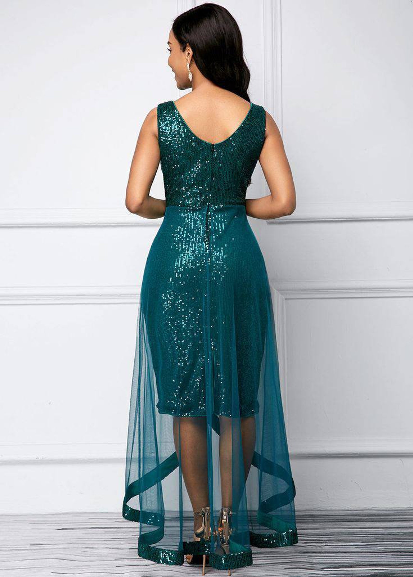 gown styles for sequence material