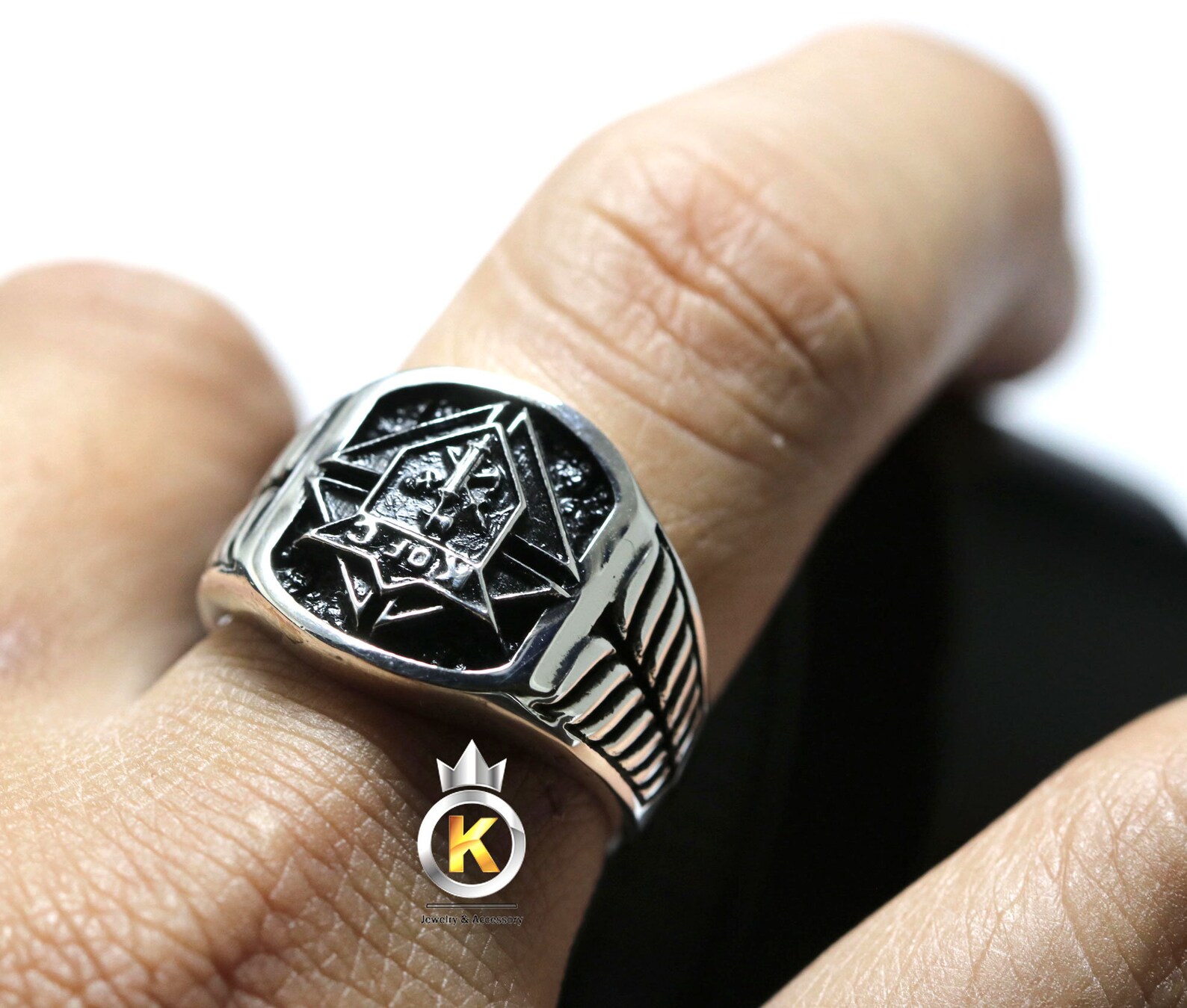 Silver Knight of Columbus Ring Knight of Columbus Ring Etsy Canada
