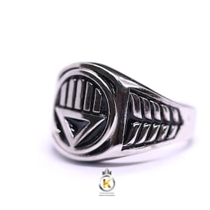 Black Ring Black Lantern Silver 925 Black Lantern Ring