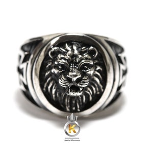 The Lion Ring Silver Lion Ring Fashion Lion Ring