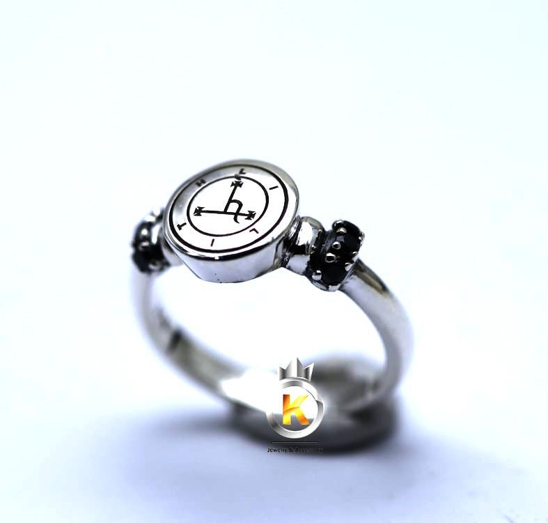Lilith Signet Ring Minimal Lilith Ring Women Lilith Ring Sterlling Silver 925