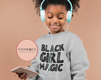 Black Girl Magic Kids Sweater, Black Live Matter Kids Shirt, Black History Toddler Shirt 2T, Equality Shirt, Black Girl Love Sweater