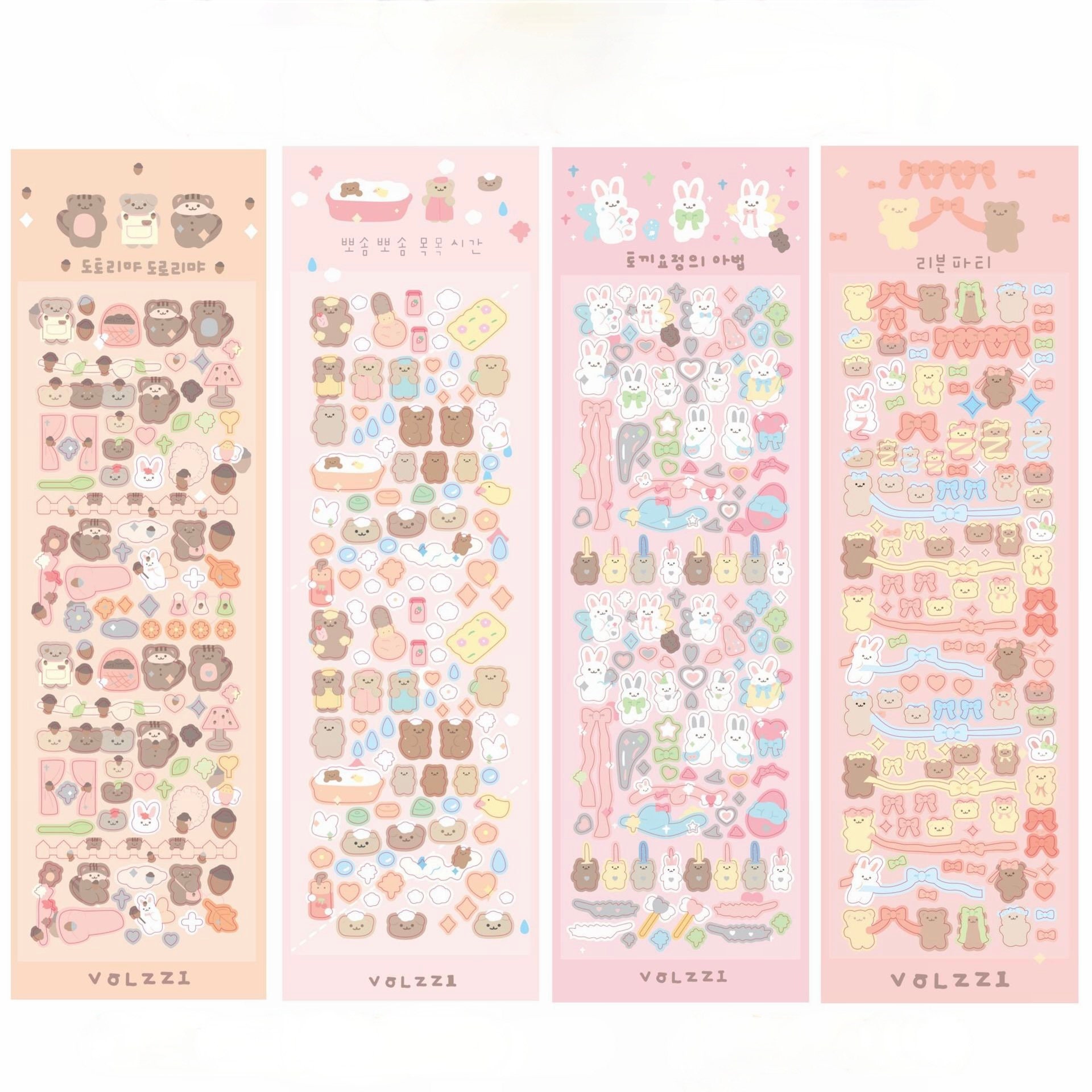 Cute Bling Bling Bunny Deco Sticker, Cute Hospital, Sweet Space, Fairy,  Seal Stickers, Card Making Decoration Stickers 