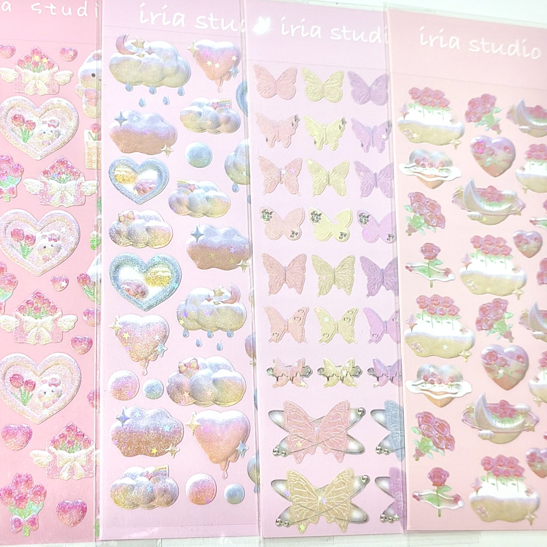 Kpop Toploader Deco Sticker Sheet, Cute Animal Stickers, Tulip Sakura  Cheery Stickers 