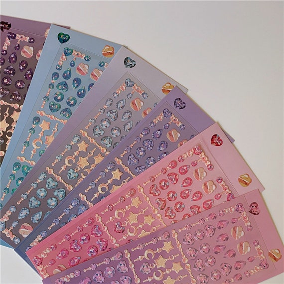 Gold Diamond Number Stickers for Clear Deco Bubble Balloons