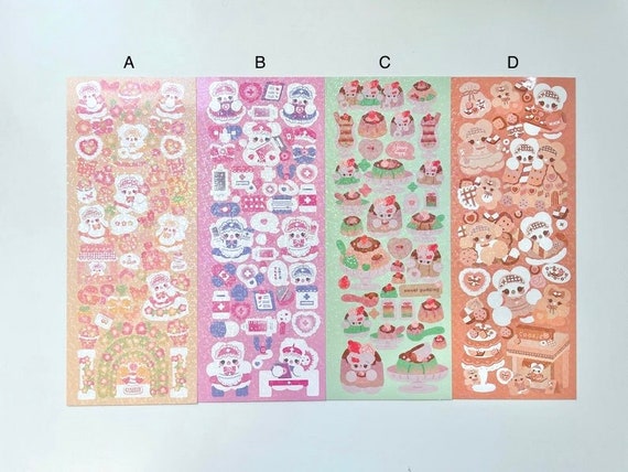 Bling Bling Rose Deco Stickers, Kpop Photo Card Deco Sticker, Polco Deco  Sticker Sheet 