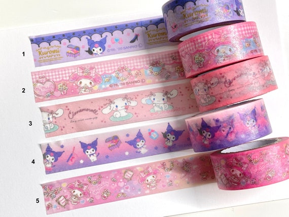 Kawaii Animal Washi Tape for Scrapbooking Decor Cute Candy Puppy Washi Tape  for Kids Gift Flower and Dessert Tape for Planner and Journal 