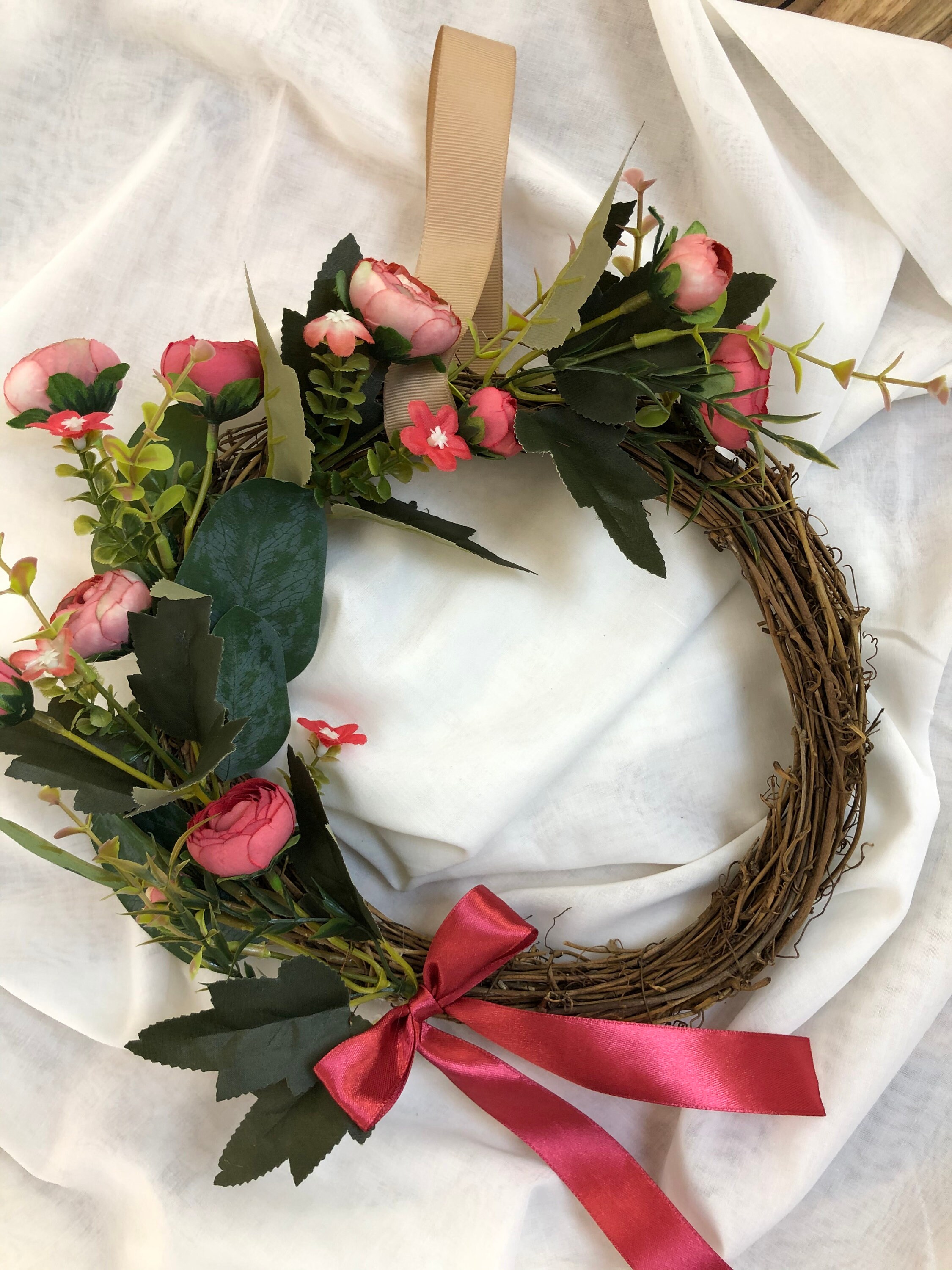 Door wreath Door decorations Wall decorations Flower Etsy