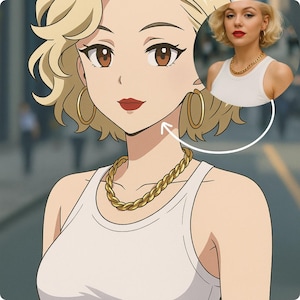 Spersonalizowany portret anime ze zdjęcia – Spersonalizowany rysunek cyfrowy dla rodziny, pary lub solo – Pomysł na prezent w postaci uroczej kreskówkowej grafiki