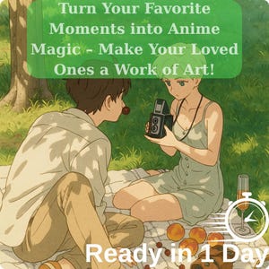 Digital Custom Couple Portrait,Digital Custom Couple Portrait,Anime Portraits ,Wedding Gift,Custom Anime Portrait from Photo, Gift Anime
