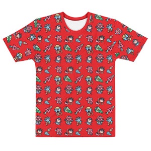 YOKAI Print Shirt, All over print shirt, japanese streetwear, anime print shirt, kawaii shirt, japanese cartoon, anime characters shirt
