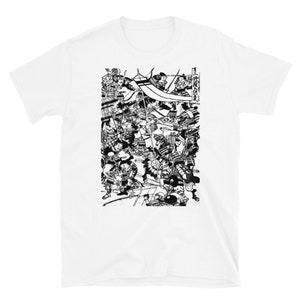 Ancient Japanese Art Samurai War Shirt, Japanese Traditional, samurai shirt, Yokai, Japanese Mythology, oni shirt, hannya shirt