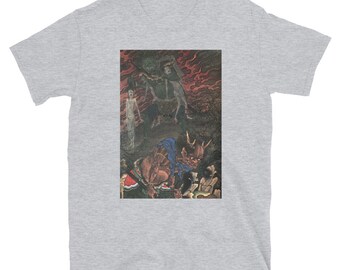 Ancient Japanese Art shirt, Japanese Print, Japanese Traditional, Samurai, Japanese shirt, hannya, Japanese woodblock, streetwear shirt