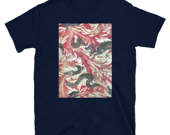 Ancient Japanese Art shirt, Japanese snake shirt, Japanese Traditional, kanji shirt, Samurai, Japanese shirt, hannya, Japanese woodblock