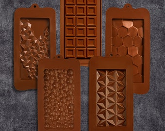 Schokoladen-Silikonform 5er-Kombo