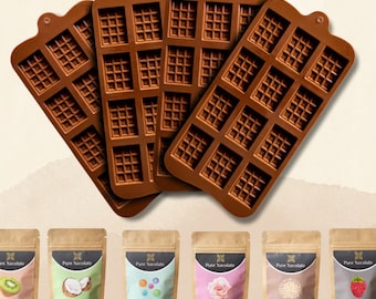 Crea il tuo set per la festa di cioccolato per bambini (mini tavolette di cioccolato)