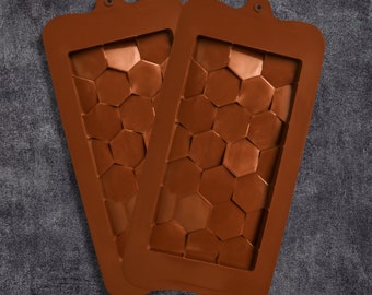 Schokoladen-Silikonform (Hexagon)