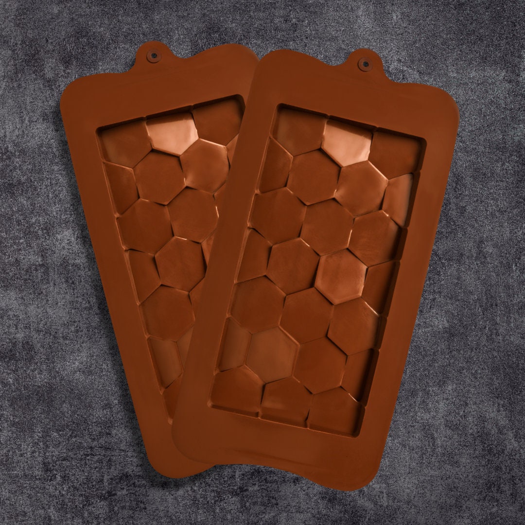 Hexagon Flower Chocolate Mold Polycarbonate Chocolate DIY Moulds
