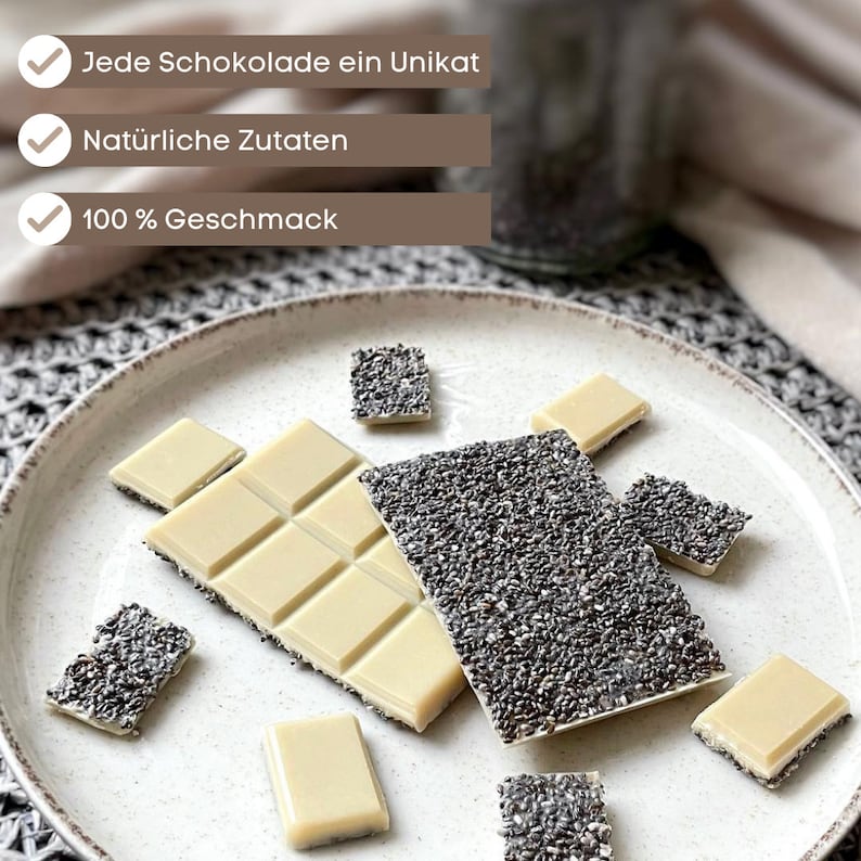 Schokolade selber machen Set DIY-Schoko-Kit Schokoladen-Geschenkidee für Kinder Erwachsene Ideal zum Geburtstag Valentinstag und Weihnachten Bild 5