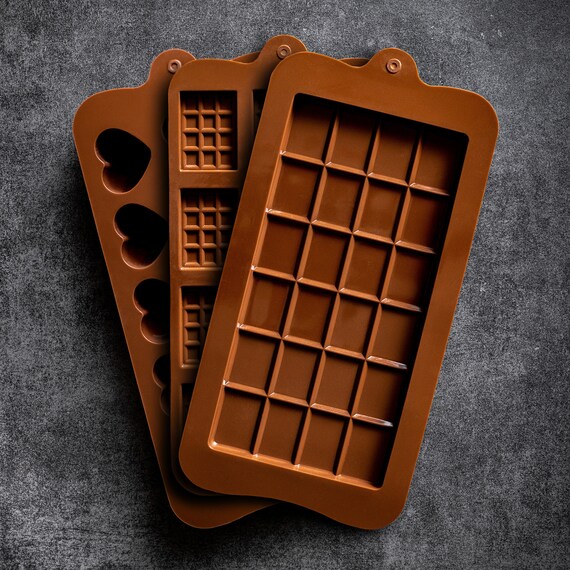 2 Stampo Cioccolato Tavoletta, Cioccolatini Stampo Silicone profondo, Stampi Per Barrette Di Cioccolato Ripiene, Dolci Stampo Muffin Silicone per Fare Cioccolato, Torta, Gelatina, Mousse a Cupola