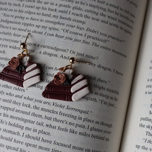 Books & Coffee | Handmade Polymer Clay Earrings | Clay Earrings | Book Earrings | Coffee Earrings | Book Lover Gifts | Book Stack Earrings