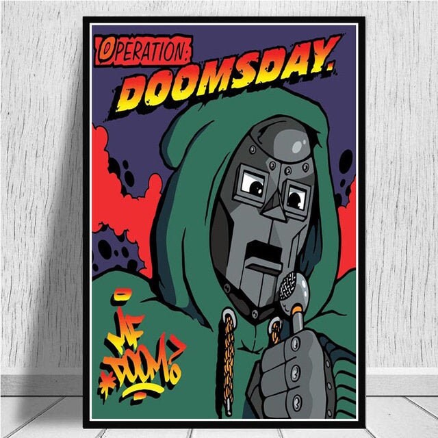 Camiseta Basica e OVERSIZED Mf Doom Madvillain Metal The Illest Vilain