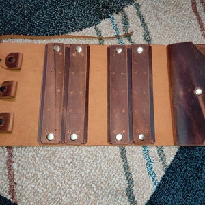 Schmuckdose | Reise-Schmucketui | Schmuck Organizer |  Leder Schmuckrolle | Reise-Schmuckrolle