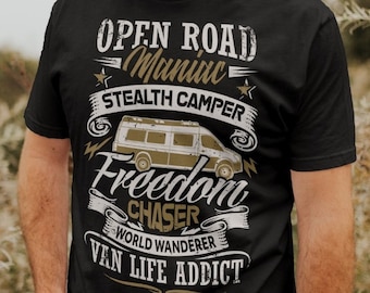 van life shirt, road trip shirt, adventure shirt, vanlife,  campervan shirt