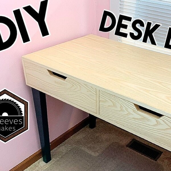 DIY Folding Desk Printable Pdf Plans Etsy Canada