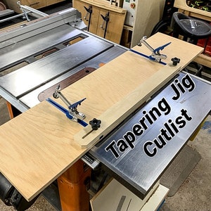 DIY Taper/Jointer Jig-snitlijst