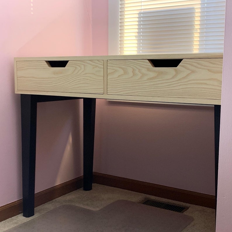 DIY Plywood Desk Plans Etsy